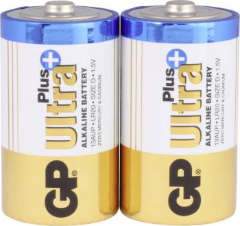GP Batteries GP13AUP / LR20 batéria typu D alkalicko-mangánová  1.5 V 2 ks