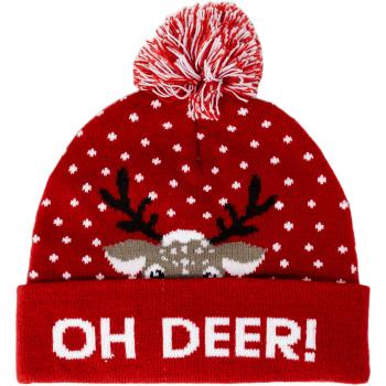 Vero Moda  VMOHDEER BEANIE XMAS - 10272092  Čiapky Červená