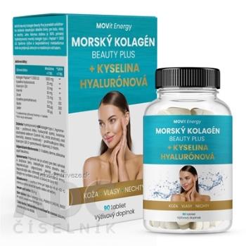 MOVit Morský Kolagén Beauty Plus tbl (+ kyselina hyaluronová) 1x90 ks