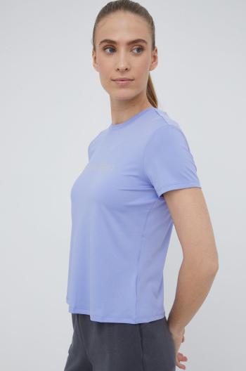 Tréningové tričko Calvin Klein Performance Ck Essentials fialová farba,