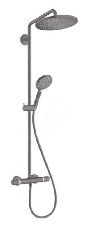 HANSGROHE HANSGROHE - Croma Select S Sprchový set Showerpipe 280 s termostatom, matná čierna 26890670