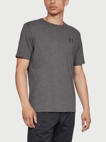 Under Armour Sportstyle Left Chest SS Tričko Šedá