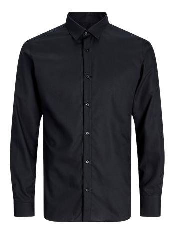 Jack&Jones Pánska košeľa JJJOE Slim Fit 12260426 Black M