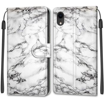 ART Peňaženkový kryt Apple iPhone XR MARBLE