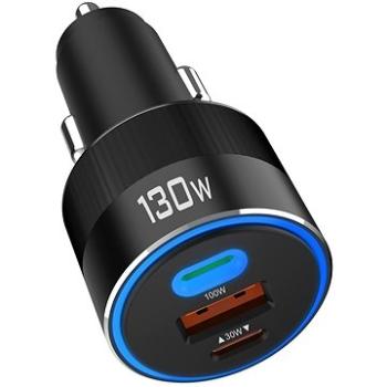 Choetech 130 W Ultra Charge Three Ports Car Charger (TC0011)