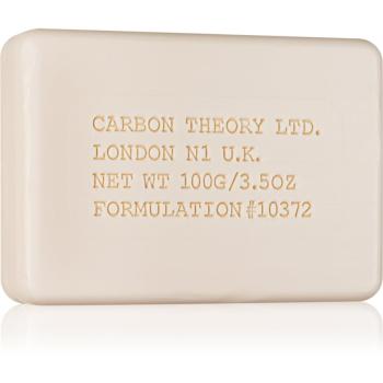 Carbon Theory Salicylic Acid & Shea Butter jemné čistiace mydlo s peelingovým efektom 100 g