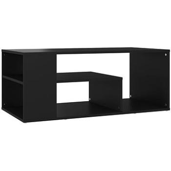 SHUMEE Konferenčný stolík čierny 100 × 50 × 40 cm drevotrieska, 806922