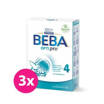 3x BEBA OPTIPRO® 4 Mlieko batoľacie, 500 g​