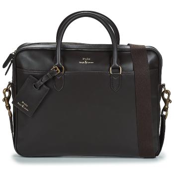 Polo Ralph Lauren  COMMUTER-BUSINESS CASE-SMOOTH LEATHER  Aktovky Hnedá