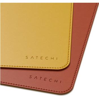 Satechi dual sided Eco-leather Deskmate – Yellow/Orange (ST-LDMYO)