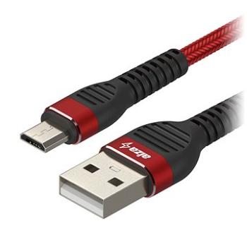AlzaPower CompactCore Micro USB, 1 m červený (APW-CBMU0081R)