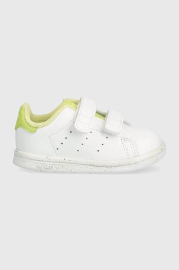 Detské tenisky adidas Originals STAN SMITH CF I X Disney biela farba