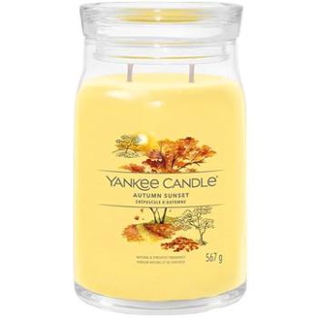 YANKEE CANDLE Signature sklo 2 knôty Autumn Sunset 567 g (5038581129211)