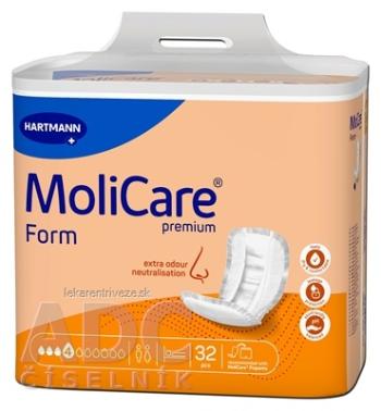 MoliCare Premium Form 4 kvapky vkladacie plienky, savosť 1493 ml, 1x32 ks