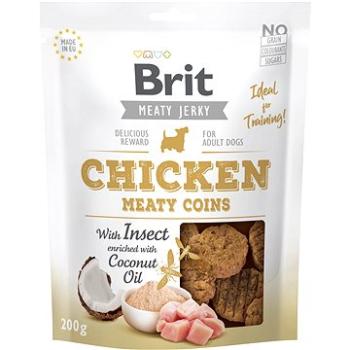 Brit Jerky Chicken with Insect Meaty Coins 200 g (8595602543809)
