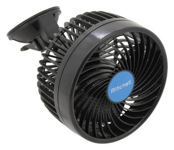 Ventilátor MITCHELL na prísavku - 12 V