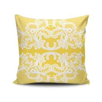 Vankúš s prímesou bavlny Cushion Love Amarillo, 45 × 45 cm