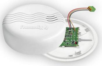 FlammEx A4009004566 bezdrôtový hlásič úniku vody bez senzora  možnosť zapojenia do siete na batérie