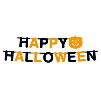 Girlanda obria dyňa – happy halloween – 23 × 350 cm (5902973112887)