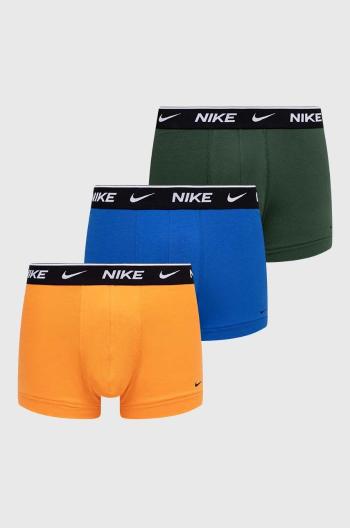 Boxerky Nike 3-pak pánske, žltá farba