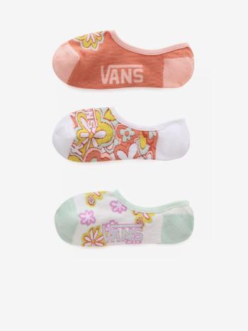 Vans Floral Ponožky 3 páry Biela