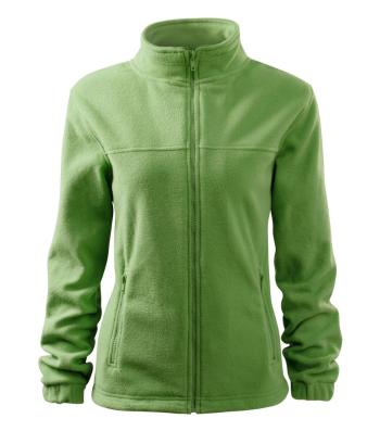 MALFINI Dámska fleecová mikina Jacket - Trávovo zelená | S