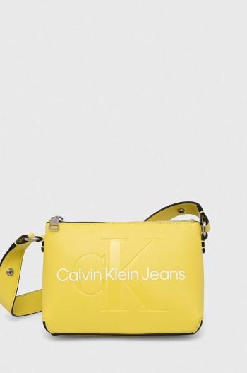 Kabelka Calvin Klein Jeans žltá farba