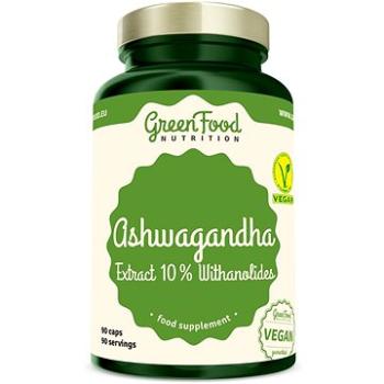 GreenFood Nutrition Ashwagandha Extract 10% Withanolides 90 kapsúl (8594193928439)