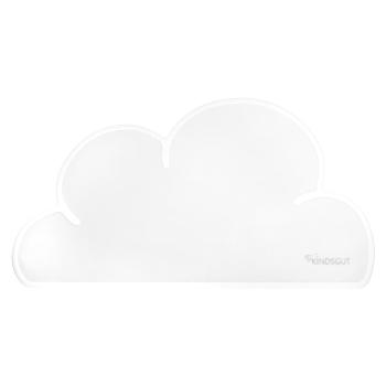 Biele silikónové prestieranie Kindsgut Cloud, 49 x 27 cm