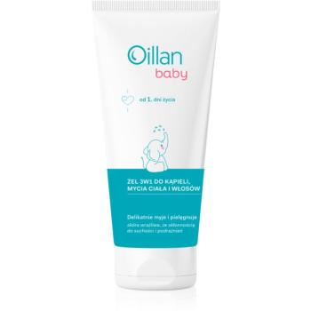 Oillan Baby Gentle Body Wash detský umývací gél a šampón 3v1 200 ml