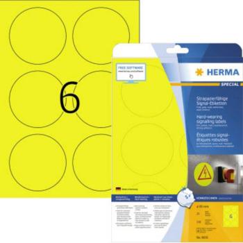 Herma 8035 etikety (A4) 85 x 85 mm prehľad produktov fólie  žltá 150 ks extra silné Fóliové etikety