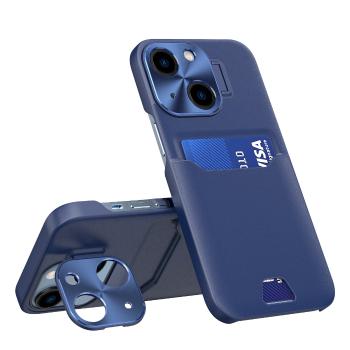 IZMAEL Apple iPhone 14 Kožene puzdro Stand case  KP25101 modrá