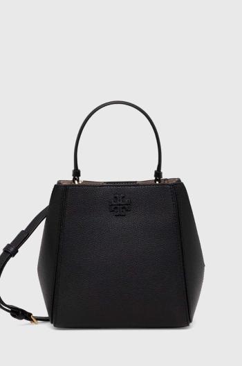 Kožená kabelka Tory Burch McGraw Small čierna farba, 158500.001