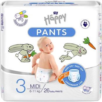 Bella Baby Happy Pants Midi veľ. 3 (26 ks) (5900516603656)
