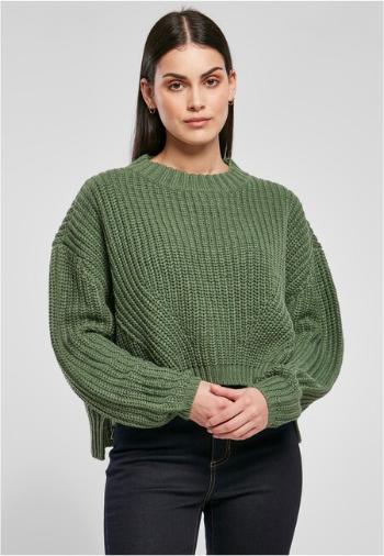 Urban Classics Ladies Wide Oversize Sweater salvia - M