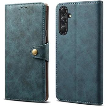 Lenuo Leather flipové puzdro na Samsung Galaxy A34 5G, modrá (348442)