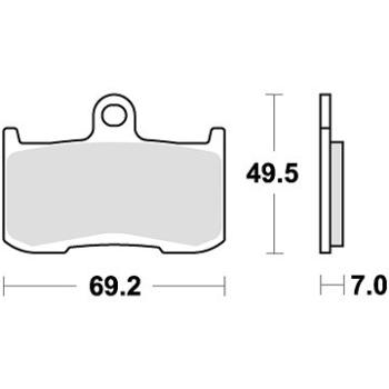 Braking brzdové doštičky (sinterová zmes CM55) (2 ks) M501 – 226 (M501-226)