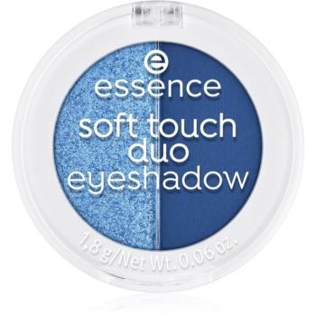 essence Soft Touch Duo očné tiene odtieň 03 Icy Girl 1 g