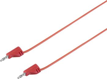 VOLTCRAFT MSB-200 merací kábel [lamelový zástrčka 2 mm  - lamelový zástrčka 2 mm ] 0.60 m červená 1 ks