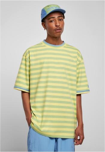 Starter Fresh Stripes Tee jadegreen/canaryyellow - XXL