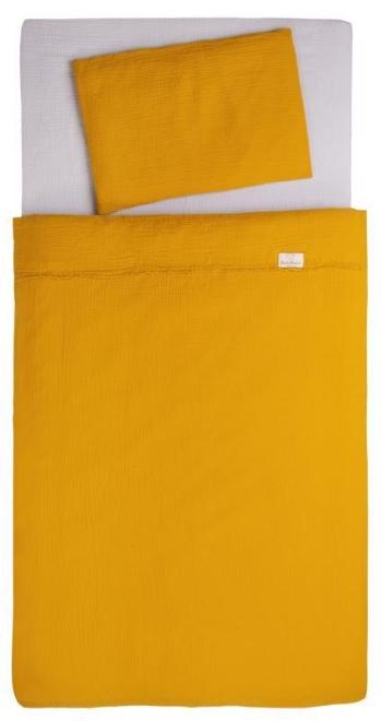 Babymatex obliečky Jednofarebné žlté 100x135 cm 40x60 cm