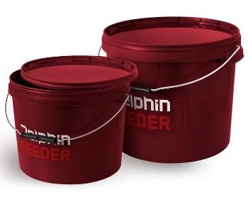 Delphin okrúhlé vedro s víkem feeder 17 l