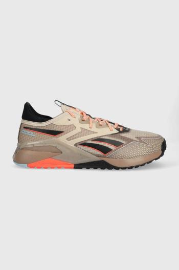 Tréningové topánky Reebok Nano X2 TR Adventure béžová farba