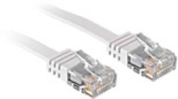 LINDY 47501 RJ45 sieťové káble, prepojovacie káble CAT 6 U/UTP 1.00 m biela  1 ks