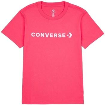 Converse  Tričká s krátkym rukávom Glossy Wordmark  Ružová