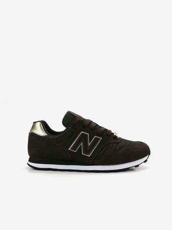 Čierne dámske semišové topánky New Balance 373