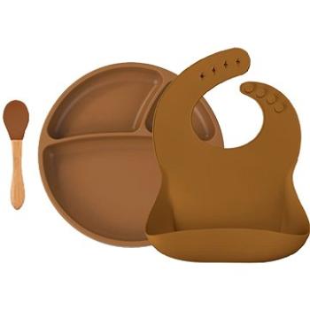 MINIKOIOI set na stolovanie BLW II, Woody Brown (8681176334445)