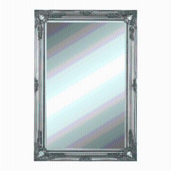 Zrkadlo, strieborný rám, MALKIA TYP 7 P3, poškodený tovar