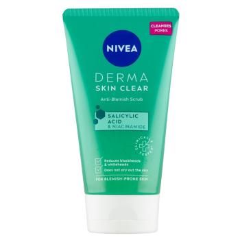 NIVEA Derma Skin Clear Čistiaci pleťový peeling 150 ml