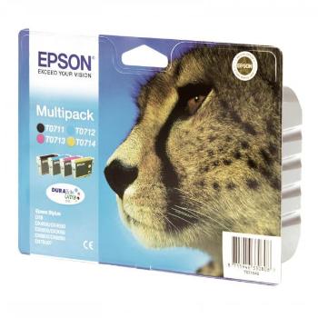 EPSON T0715 (C13T07154010) - originálna cartridge, farebná